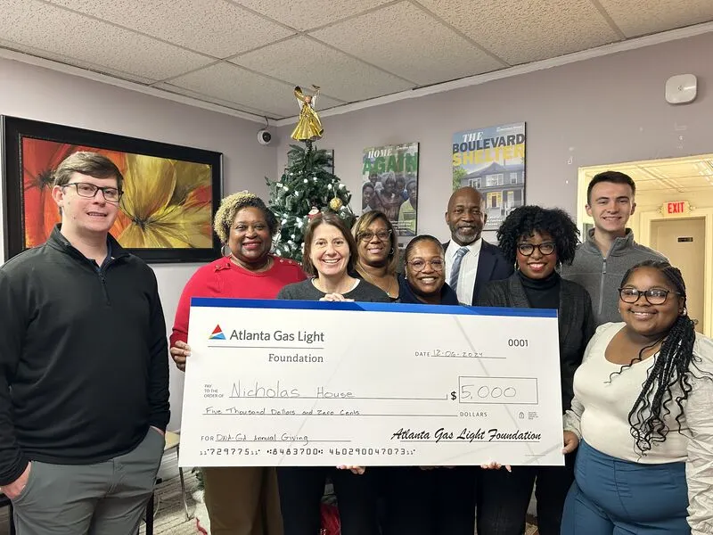 DNA Multigenerational ERG at Southern Company Gas Donates $5K to Support Families in Need