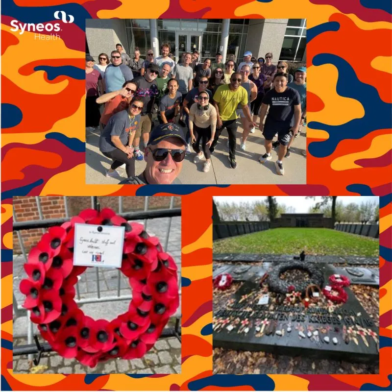 Syneos Health Veterans ERG Hosts Wreath Laying in UK and 5K Run in US for Remembrance Day and Veterans Day