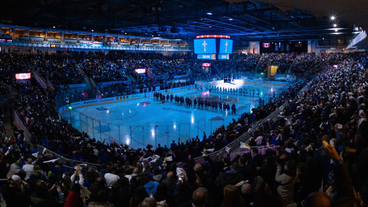 Rogers Communications Women ERG Celebrates International Women's Day at Toronto Sceptres Game