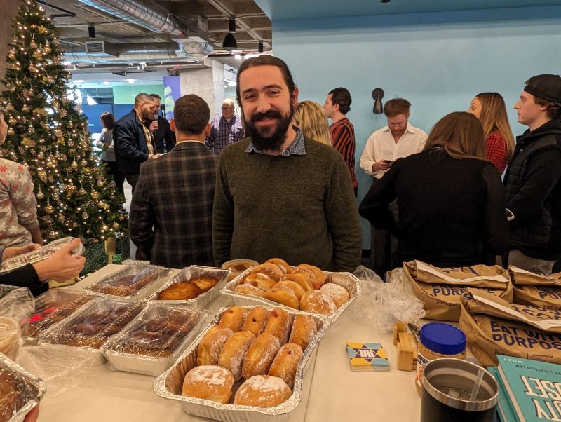 Tikkun Olam ERG Celebrates Hanukkah at Magnite with Jelly Donuts and Latkes!
