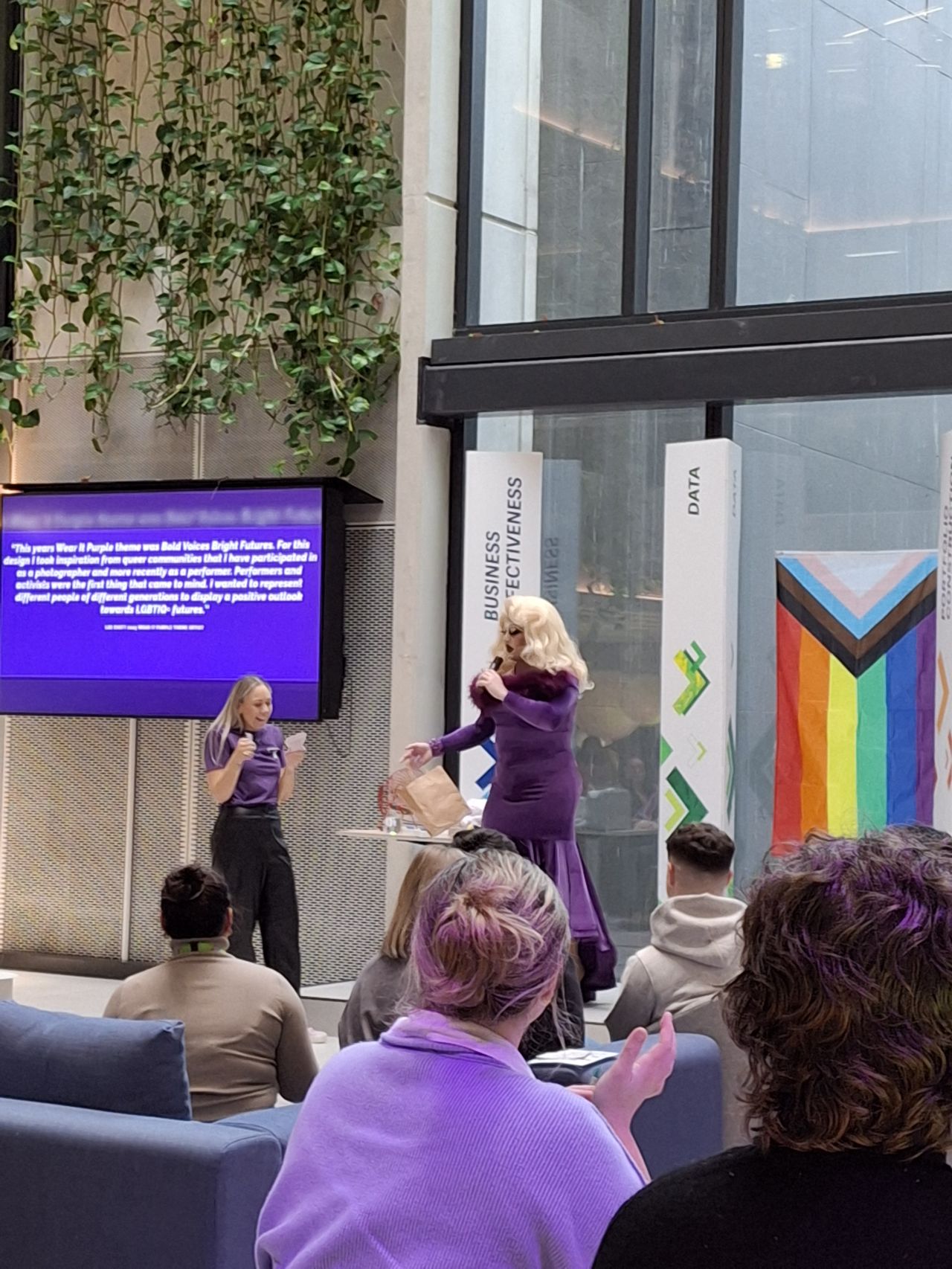 Netwealth - See Wealth Differently LGBTQIA+ ERG Celebrates Wear It Purple Day with Drag Bingo Event detail 3