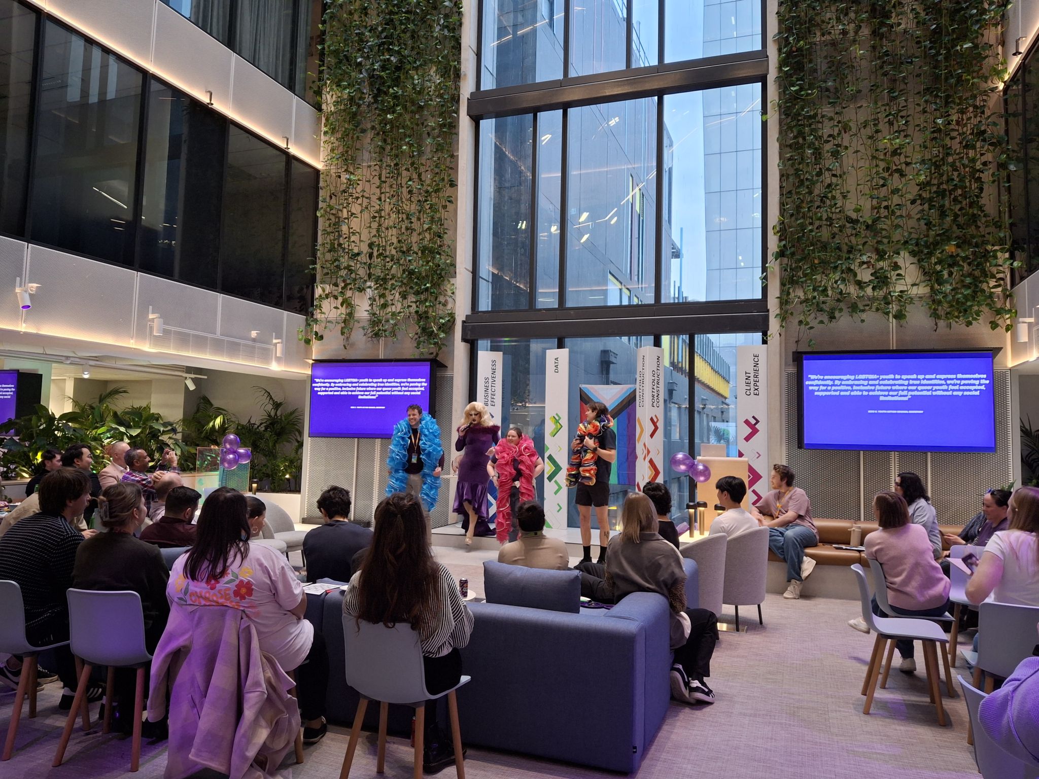 Netwealth - See Wealth Differently LGBTQIA+ ERG Celebrates Wear It Purple Day with Drag Bingo Event