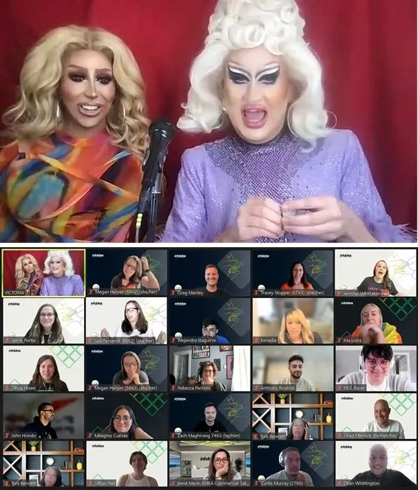 Infoblox LGBTQIA+ ERG Hosts Annual Drag Queen Bingo for Pride Month