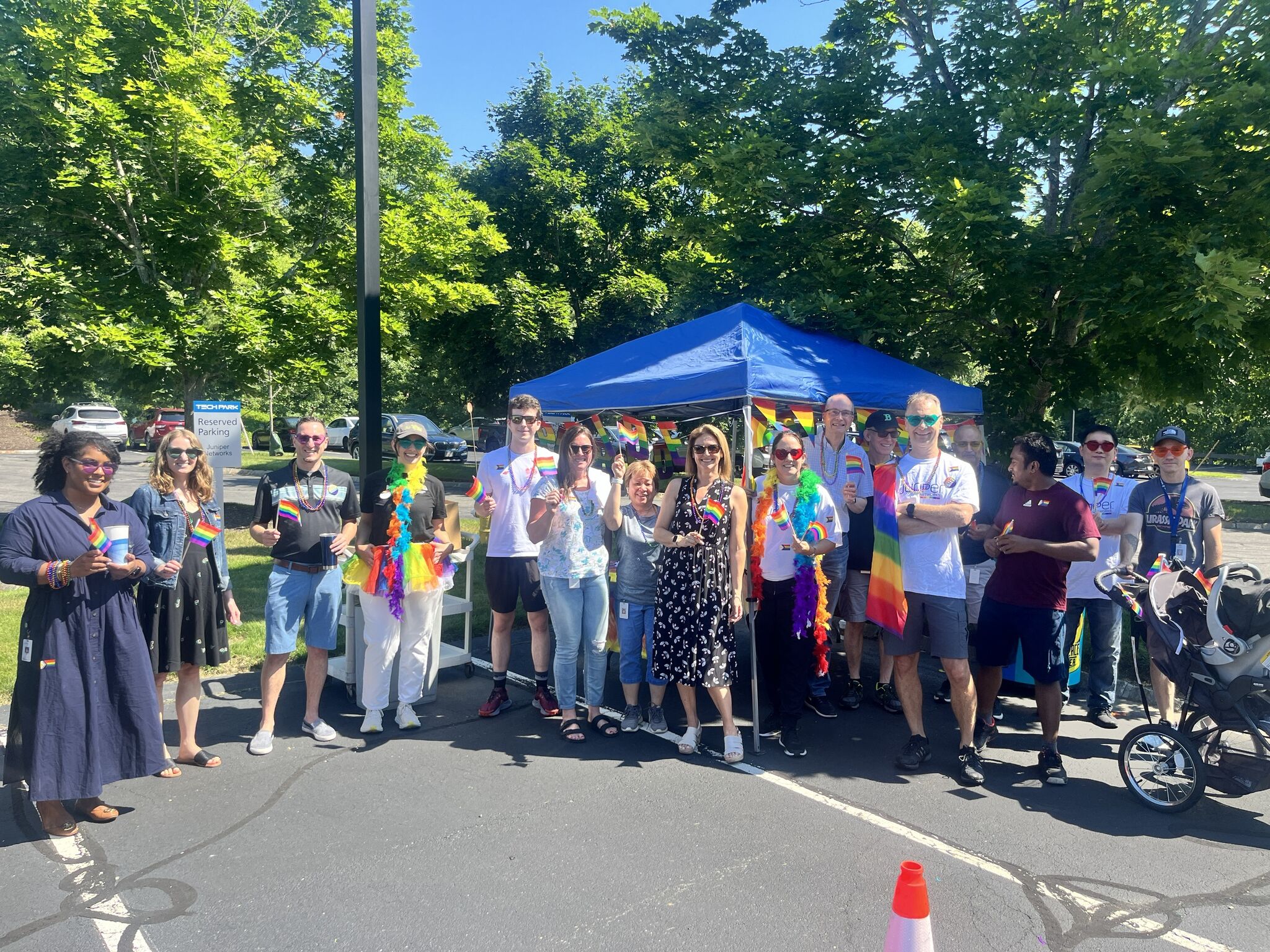 Juniper Networks LGBTQIA+ ERG Hosts Pride Fun Run, Drag Bingo, and Fireside Chats for Pride Month detail 5