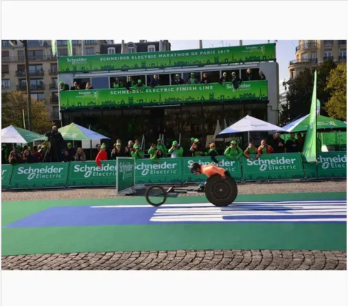 Schneider Electric's Supports Handisport Race at Paris Marathon to Promote Accessible Sports and Disability Inclusion