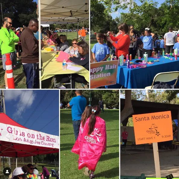 Comcast Women ERG Volunteers at Girls on the Run Los Angeles 5K