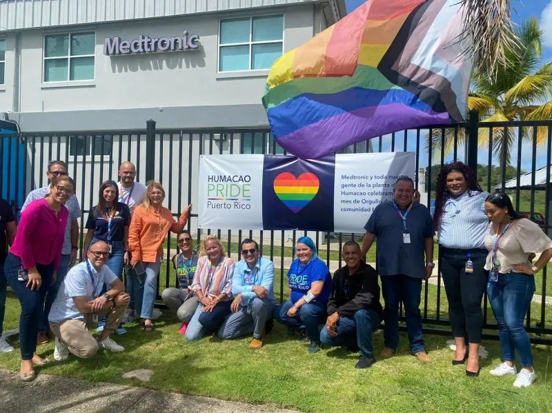 Medtronic LGBTQIA+ ERG Marches in Pride Parade and Raises Flag in Puerto Rico detail 2