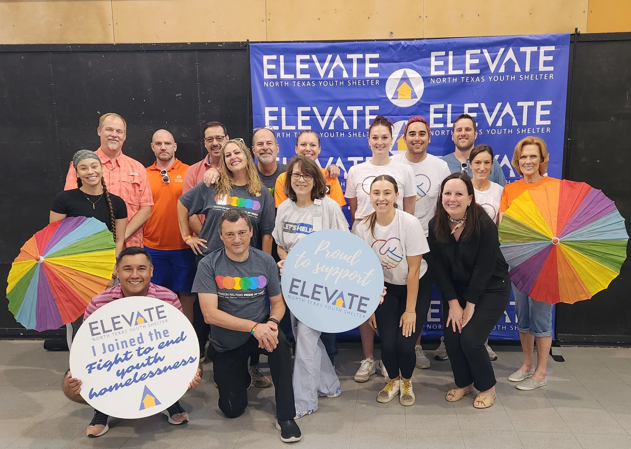 Federal Reserve Bank of Dallas & Thomson Reuters ERGs Unite for Pride Month Service Day