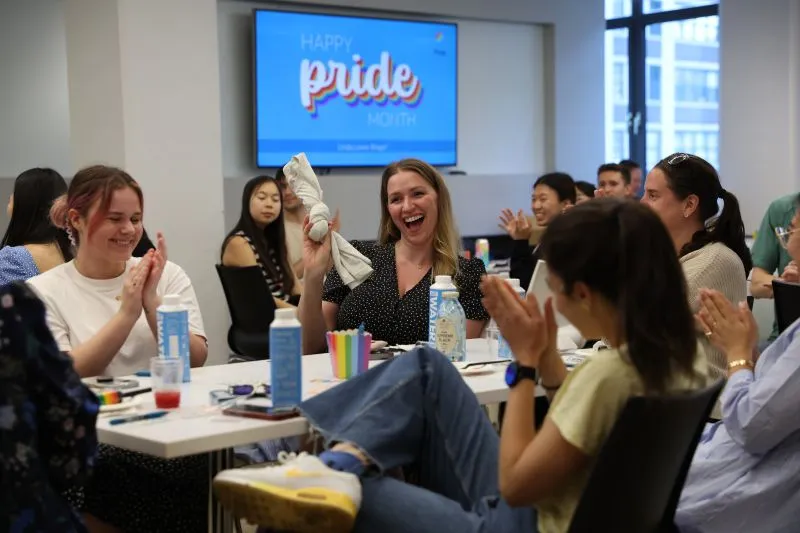 Two Sigma LGBTQIA+ ERG Hosts Bingo Night with Drag Legend for Pride Month detail 5