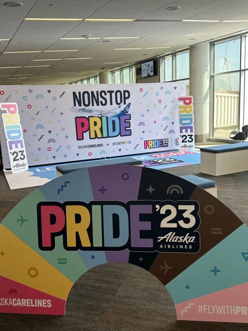 Alaska Airlines Pride Crew Hosts Sky-High Celebration