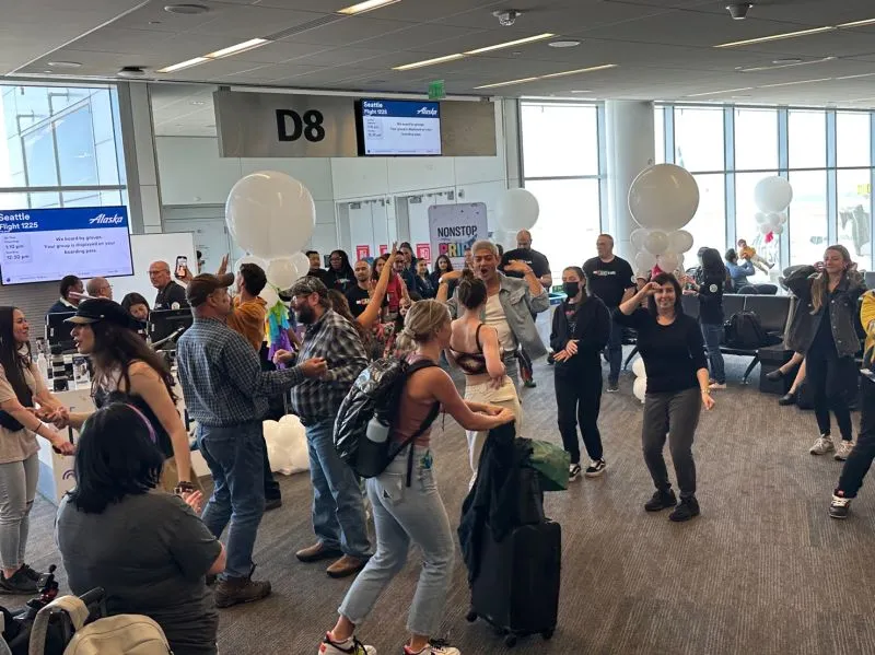 Alaska Airlines Pride Crew Hosts Sky-High Celebration detail 2