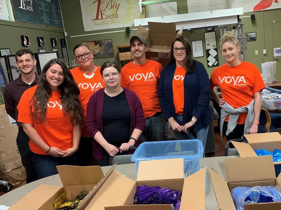 Voya Financial LGBTQIA+ ERG Volunteers at Hartford Gay and Lesbian Health Collective