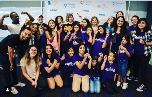 Indeed Latinos in Tech Employee Resource Group Partners with Latinitas Magazine for Hispanic Heritage Month Workshop Empowering Young Latinas