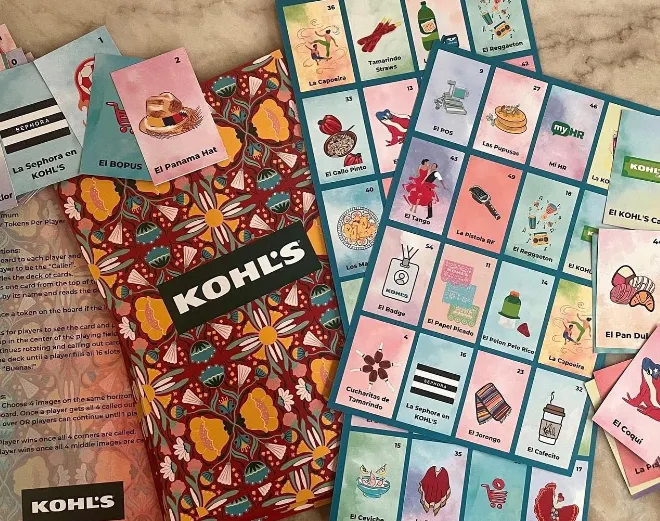 Kohl's Latinx ERG Creates Custom Loteria Deck for Hispanic Heritage Month detail 3