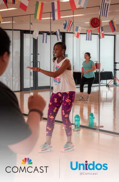 Comcast Latinx ERG Celebrates Hispanic Heritage Month with Zumba Fitness Challenge