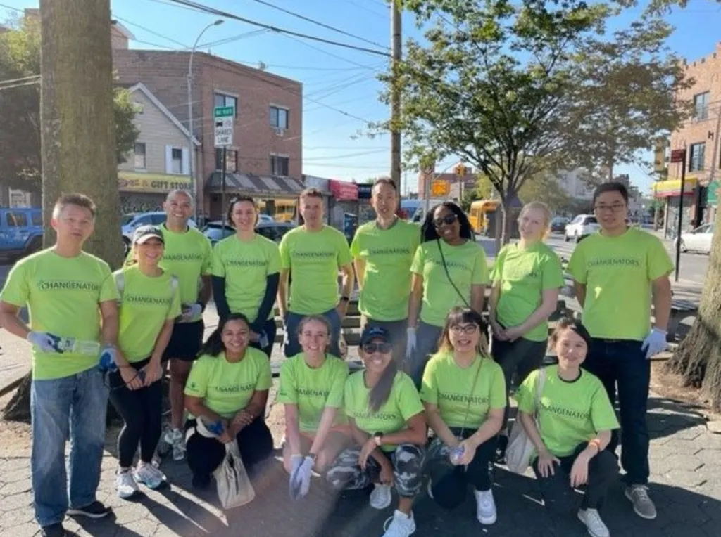 BNP Paribas Latinx ERG Leads Community Volunteer Event to Beautify Trees in New York detail 5