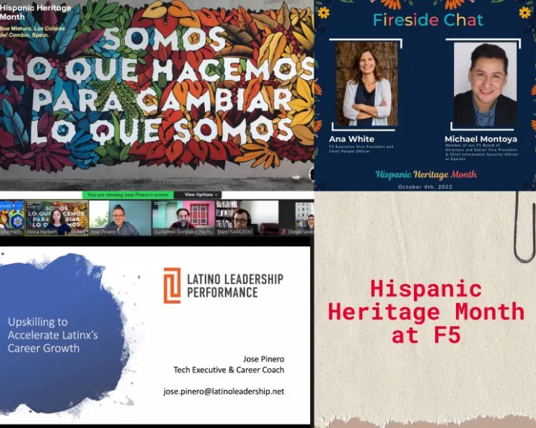F5 Latinx ERG Celebrates Hispanic Heritage Month Highlighting Culture and Career Growth
