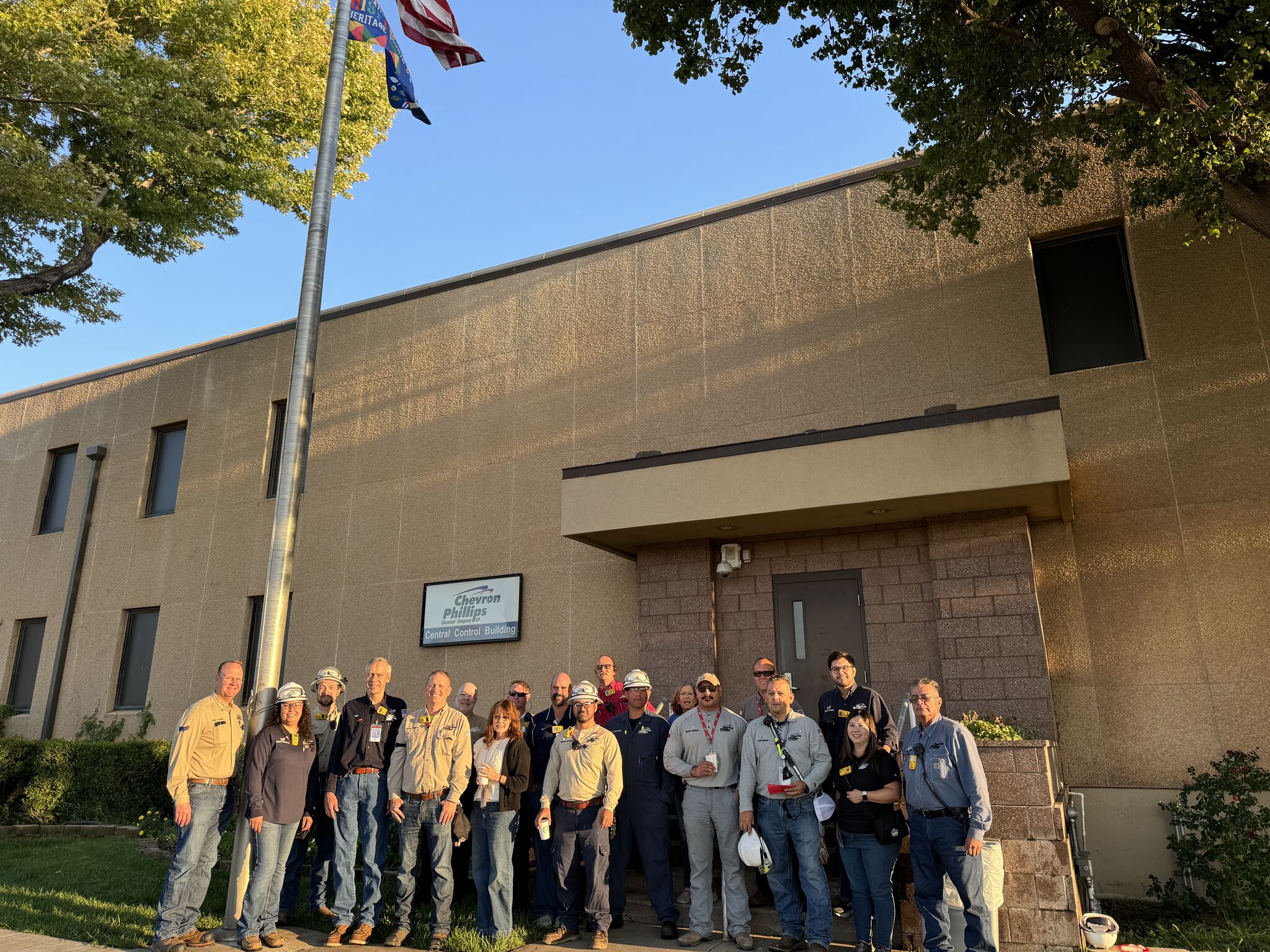 Chevron Phillips Chemical Company Latinx ERG Raises Flag and Celebrates Hispanic Heritage Month