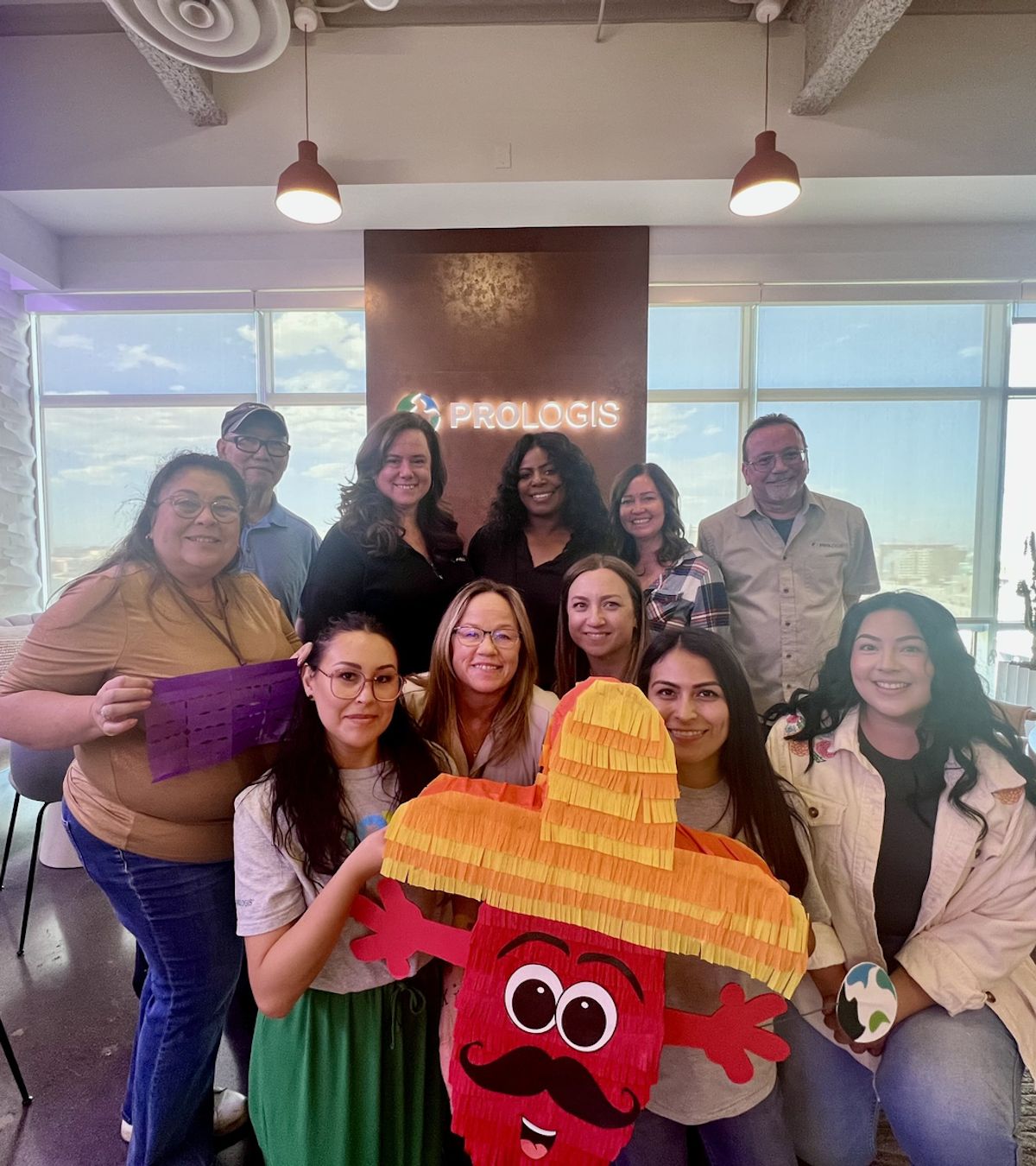 Prologis Latinx ERG Hosts Hispanic Heritage Month Celebration with Tacos, Papel Picado, and Piñatas detail 5