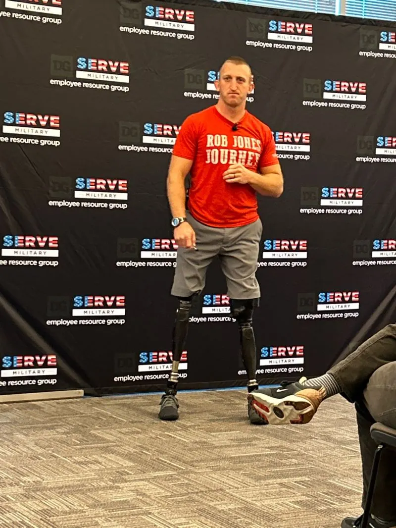 Dollar General Veterans ERG Hosts Veterans Day Luncheon with Marathon Veteran Speaker Rob Jones